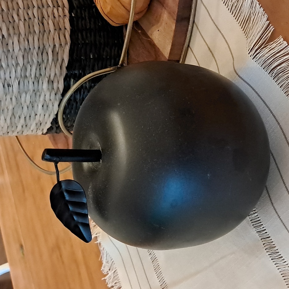 Black Apple Bronze like Material (not heavy) Decor